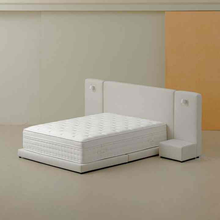 PAVE ファブリック ホテル式 ベッドフレーム［2色・2サイズ］