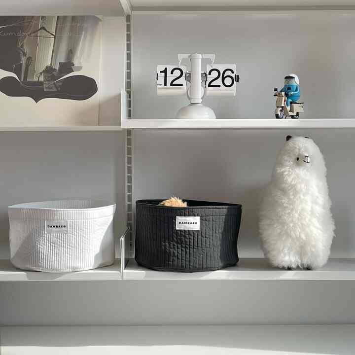 no.1 ベーシック ファブリック バスケット［4色・2サイズ］