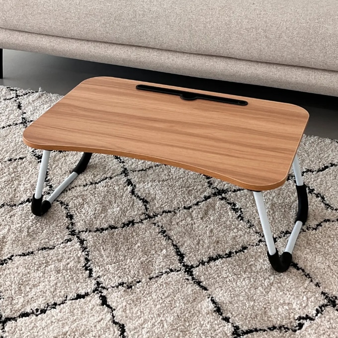 [신상품]오브민 접이식 좌식 거치형 미니 테이블 침대 베드 트레이