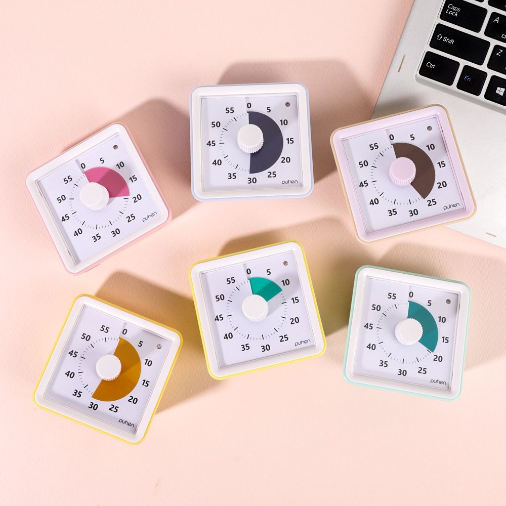 퓨핸 무소음 구글타이머 뽀모도로 공부 타이머 운동 학습 시계