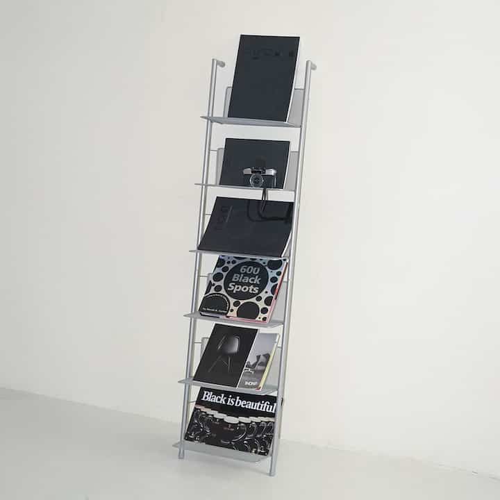 6段 CD マガジンラック スチール