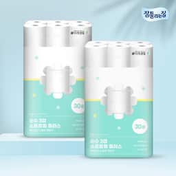 순수3겹 소프트필플러스 화장지 25m 30롤 x 2팩