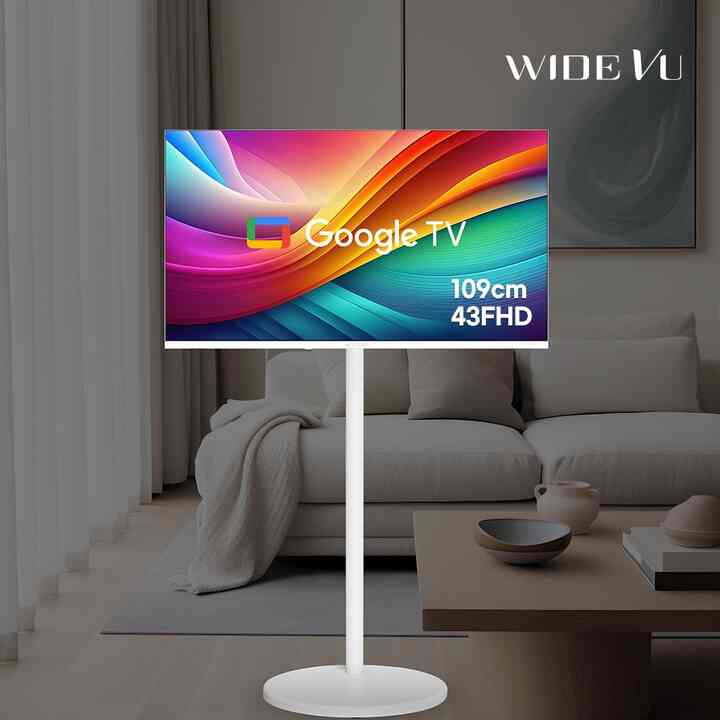 ALL-WHITE EDITION Google スマートテレビ 43インチ FHD TV