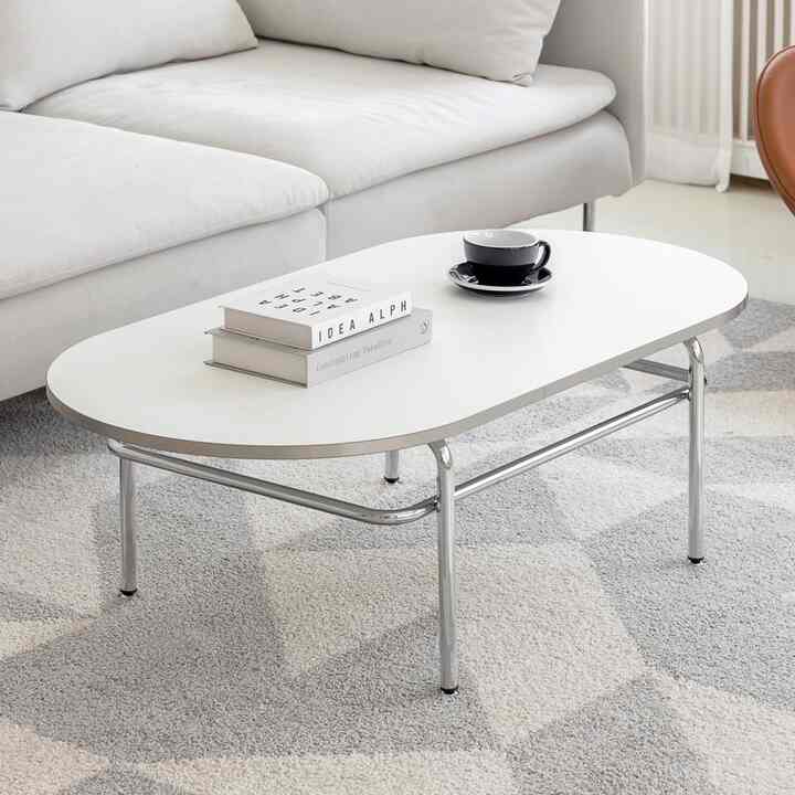 MILGRAIN 楕円形 ローテーブル［2サイズ］