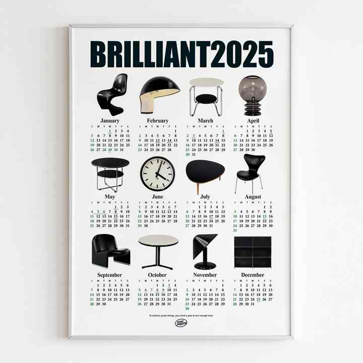 BRILLIANT 2025年・2026年 カレンダーポスター