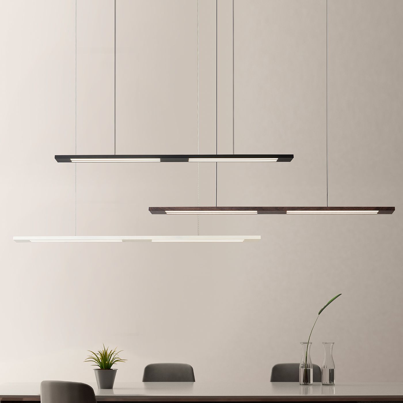 텐브릭스 레딧 일자 펜던트 LED 50W 3color