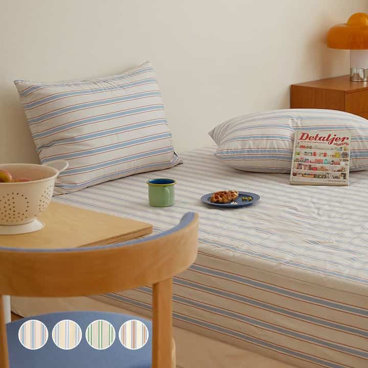 Vintage Mansion ボックスシーツ［4色・2サイズ］