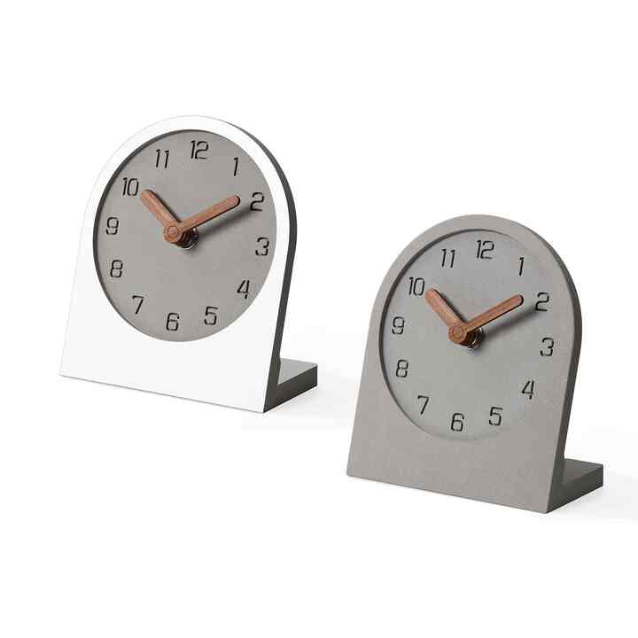 シンブル 静音 卓上時計 A［2色］