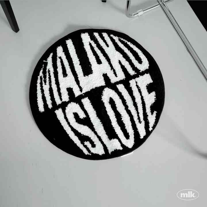 バスマット kitsch black