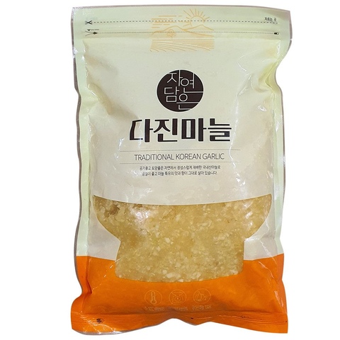 두부·어묵·가공란 > 국내산 100% 다진마늘 간마늘 1kg …