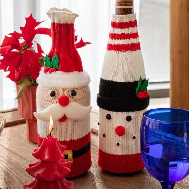 クリスマス ワイン カバー［2種］