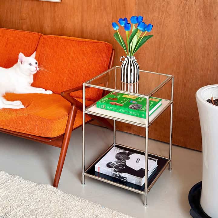 A-3・B-3・C-3・D-3 モジュール ガラス ラック 3段［3種・4サイズ］