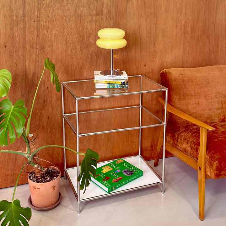 C-3・ E-3 モジュール ガラス ラック 3段［3種・2サイズ］