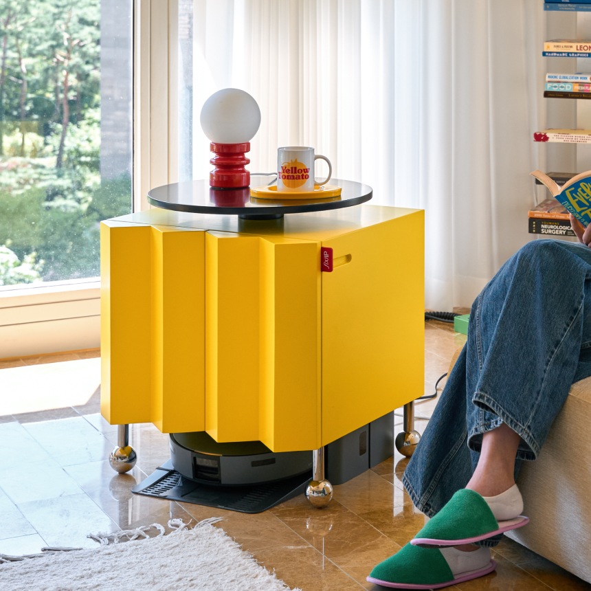 에프엑스아이피 포켓몬 에디션 커버장 피카츄 ver. (로봇청소기장 청소기 수납함 거실협탁)