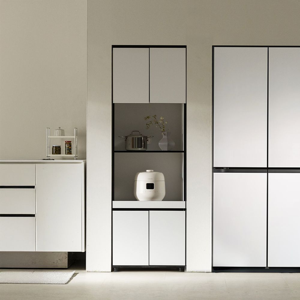 [신상품] 어나더선데이 니트 오브제 주방 전자 렌지대 수납장 600