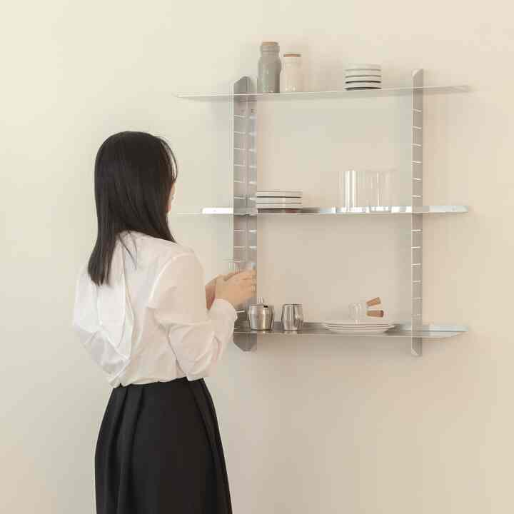 Slide ウォールシェルフ Stainless