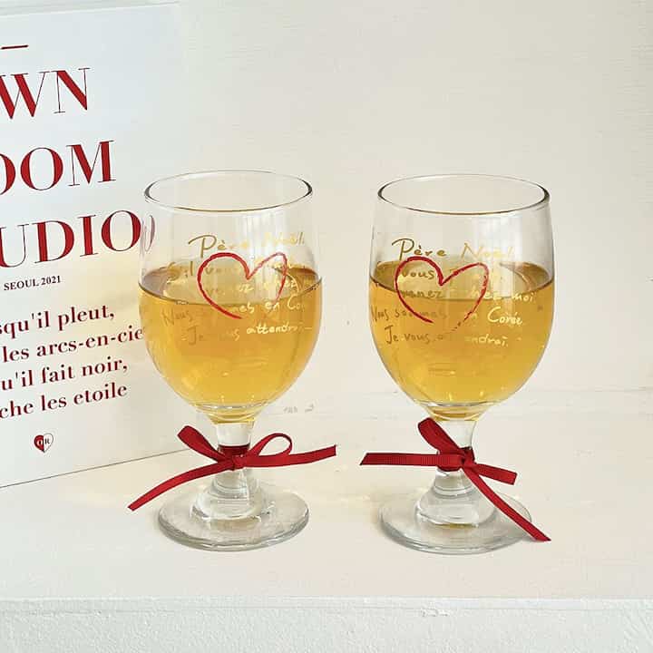 ラブレター ノエルワイングラス 2点セット