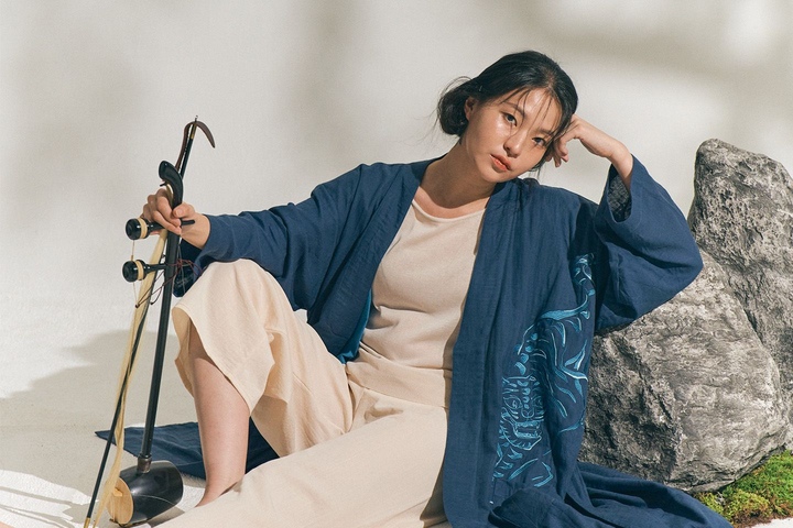 한복 로브 호작도