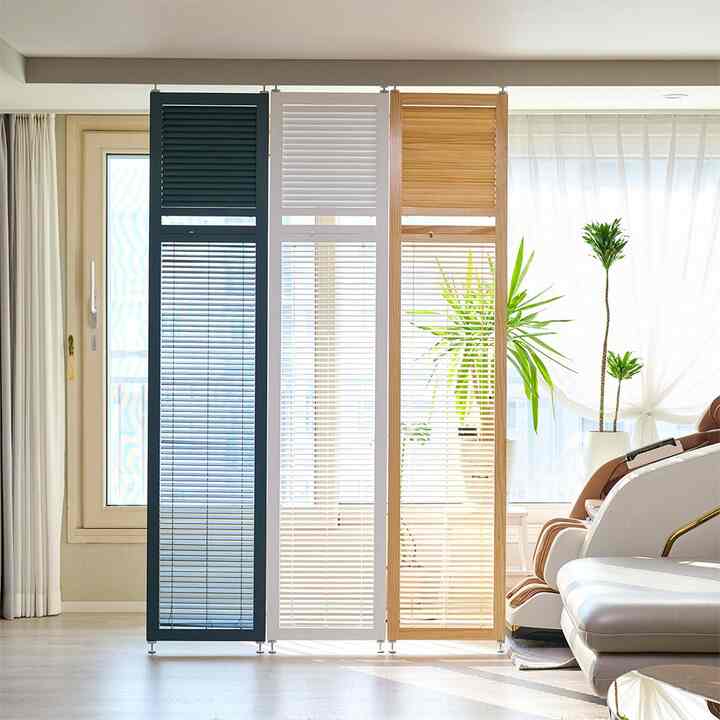 ギャラリーブラインド ウッド パーテーション［3色］