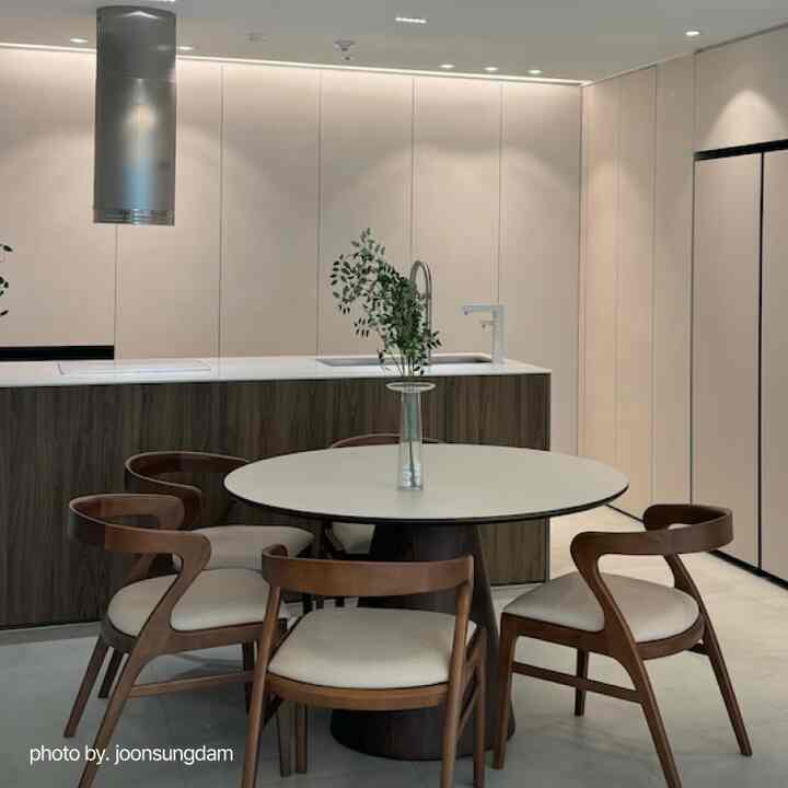 DAJUNG 円形ダイニングテーブル 120cm