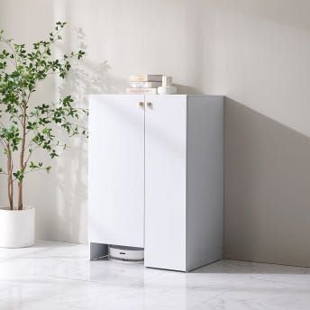 블레스가구 로봇청소기장 높은 수납장 800