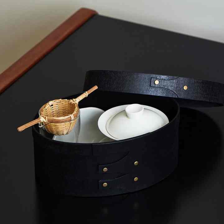 プレミアム オーバル シェーカーボックス ブラック［3サイズ］