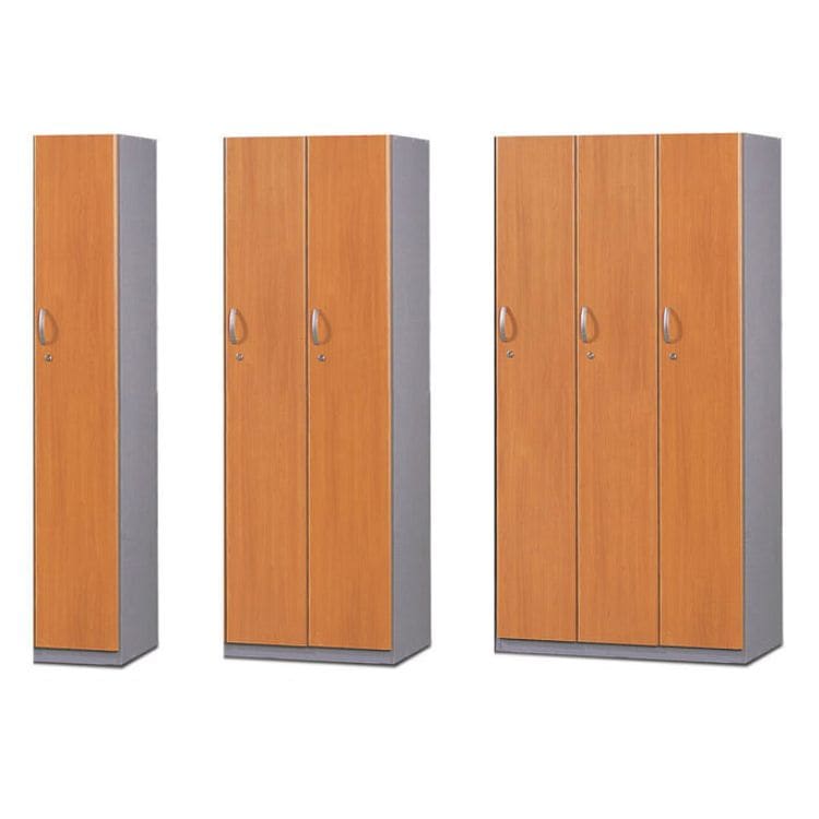 [신상품]가구산책 목재 락카 1인용 2인용 3인용 통문 캐비넷 사무용 간이옷장 F2021