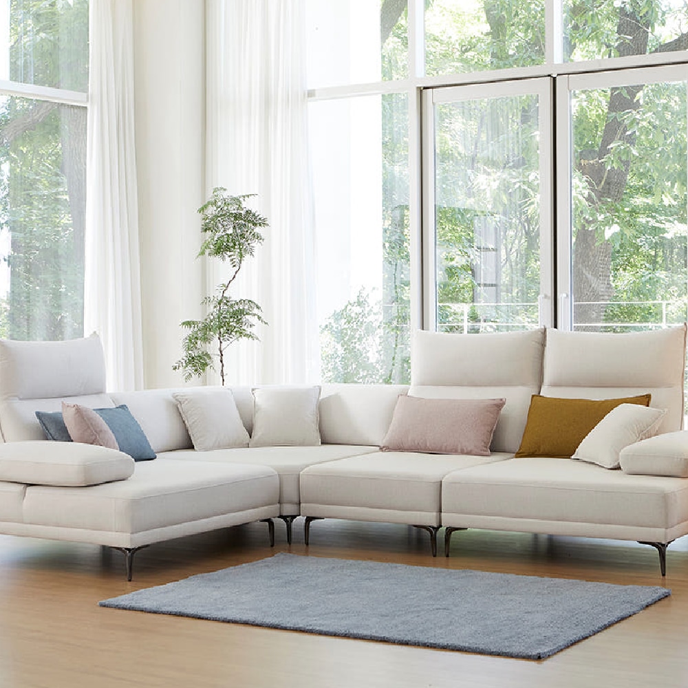 카펜터홈 에리카 기능성 패브릭 아쿠아텍스 스윙 소파 4인용 6인용 코너소파 