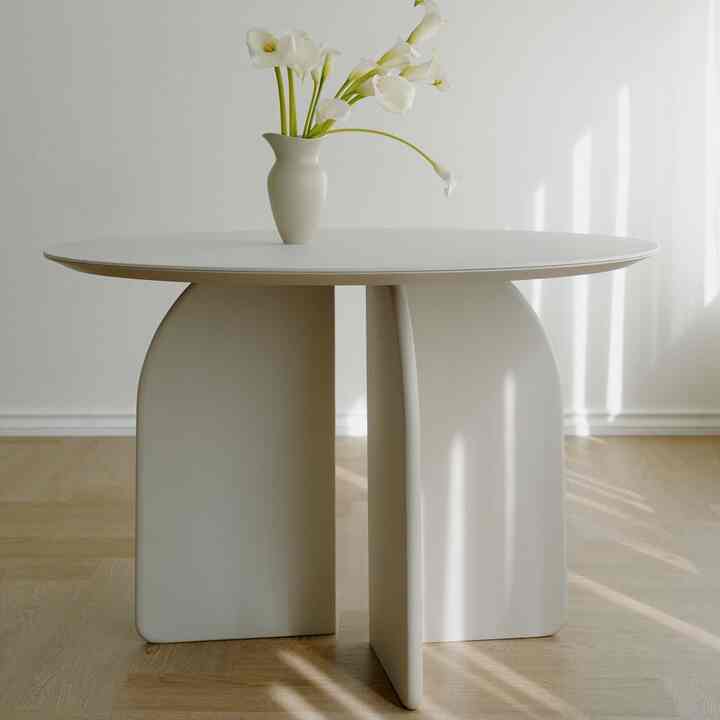 Bell 円形テーブル 115cm オートミール