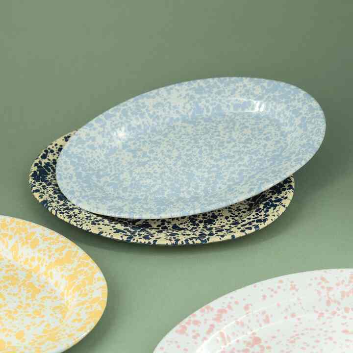 D94 マーブル オーバル プレート［6色］