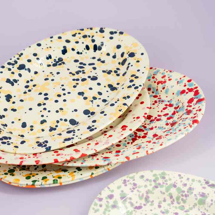 SP94 スパークル オーバルプレート［6色］