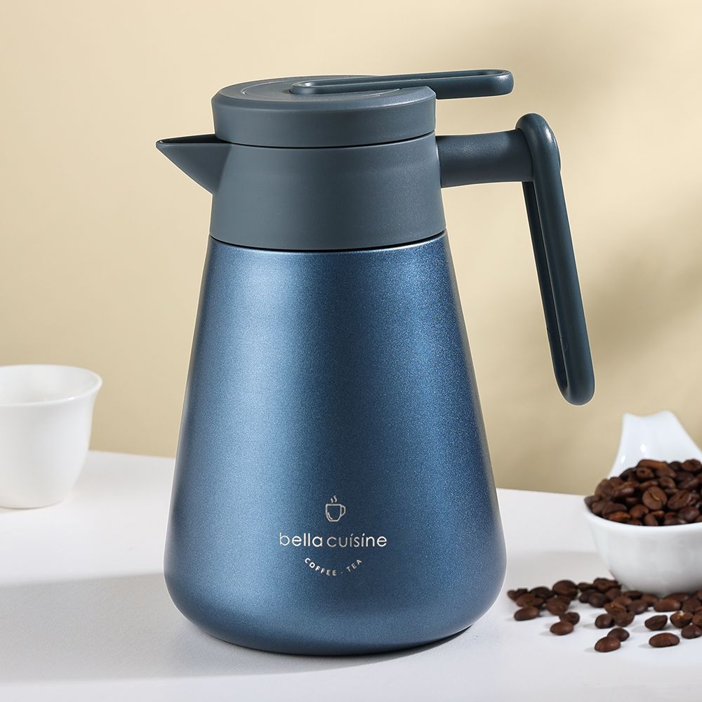 벨라쿠진 티 필터 커피 서버 주전자 블루 700ml