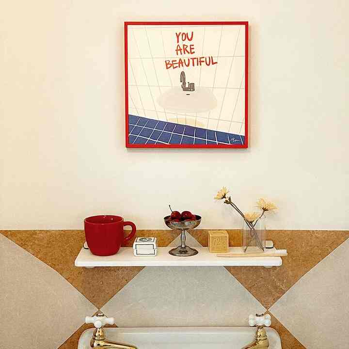 The Mirror ブルー ポスター［2サイズ］