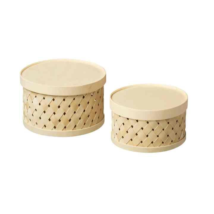 SNOPLOG スノープローグ バスケット ふた付き 2個セット