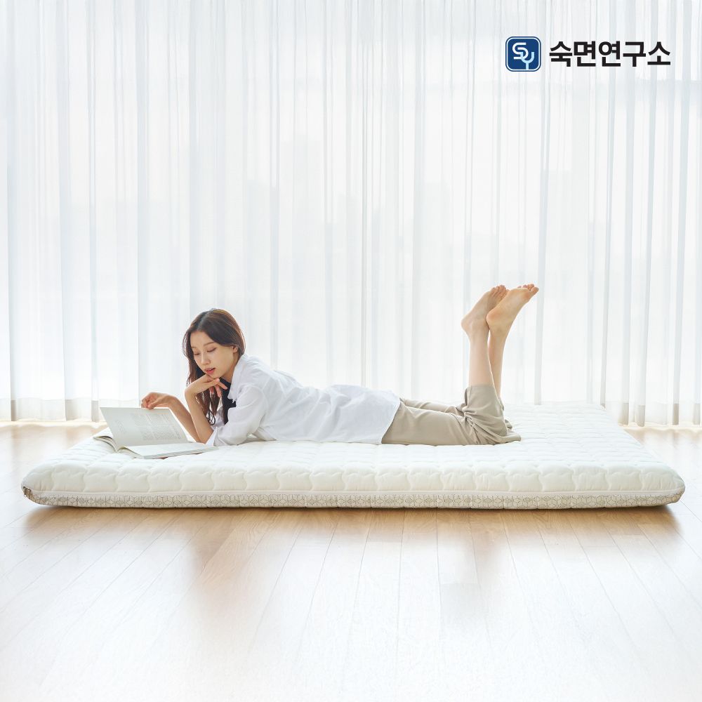 숙면연구소 바른잠 11존 토퍼 매트리스 바닥 침대 접이식 원룸 자취 수면매트 6cm 10cm 13cm