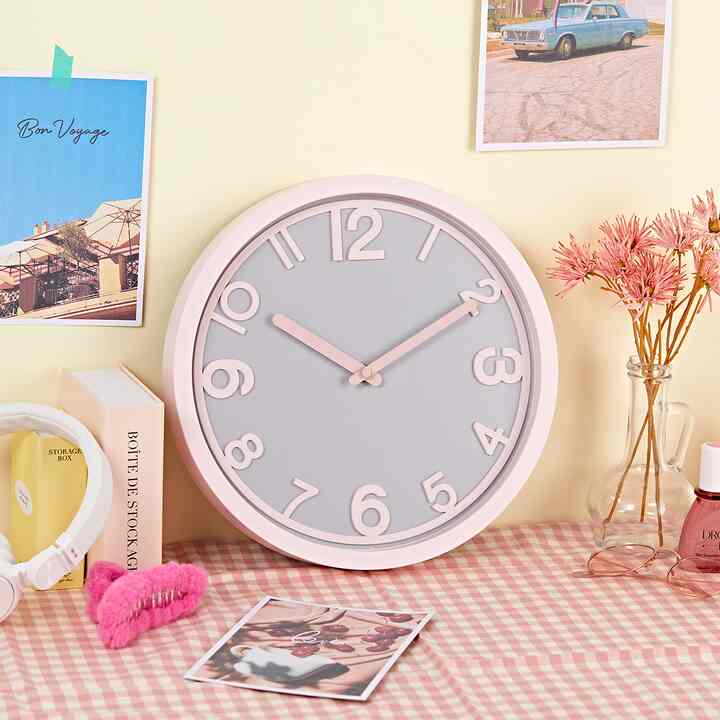 静音 壁掛け時計［3色］