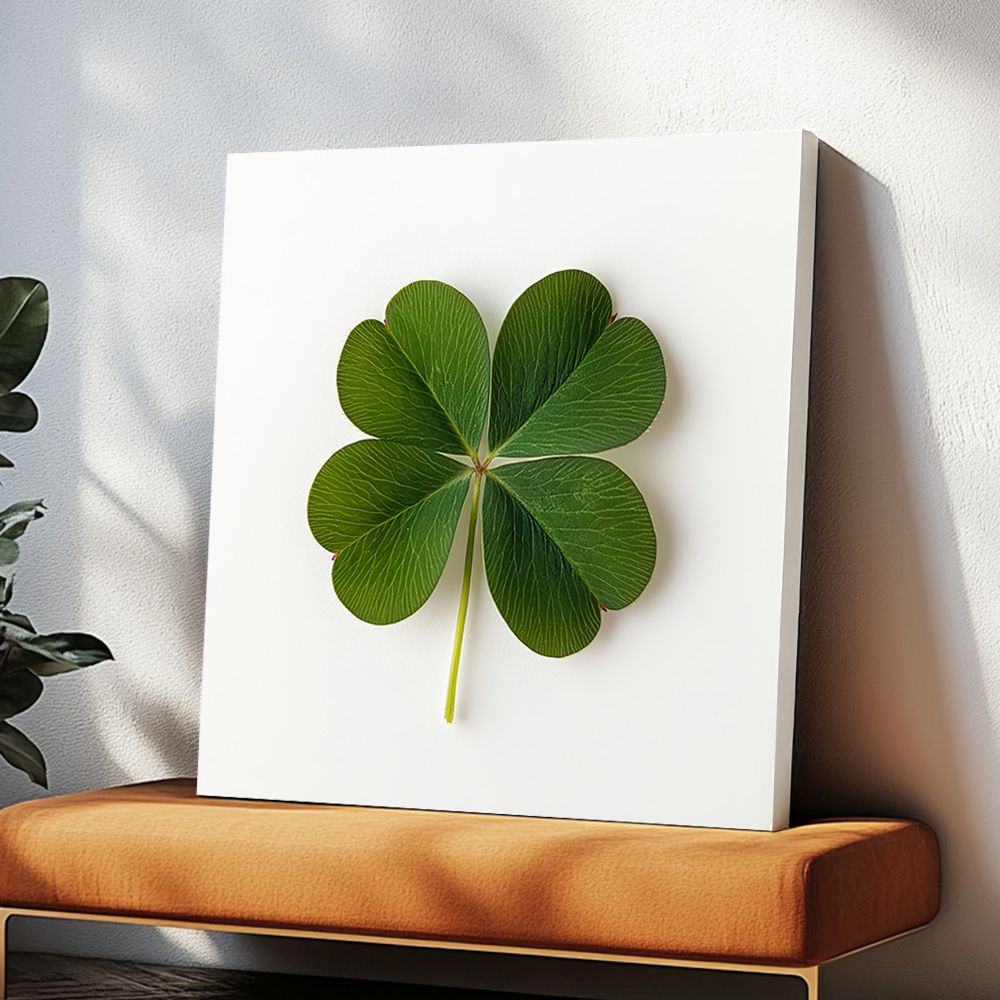 [오늘출발][신상품]신원액자랜드 행운 네잎클로버 그림 캔버스액자 네잎클로바 희망 럭키 거실 현관 풍수 인테리어 액자