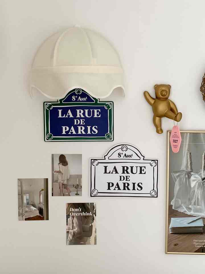 フランス 住所 ウォールデコ［2色］