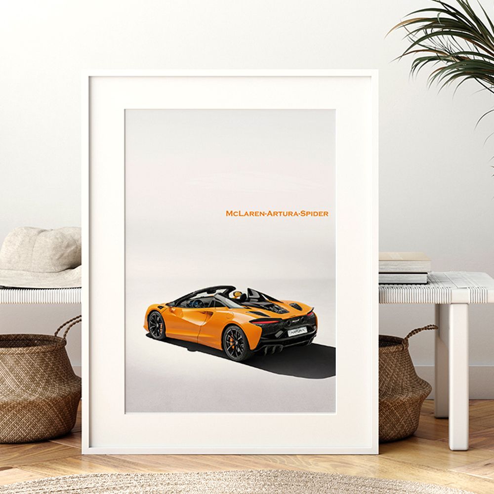 [오늘출발][신상품]마카오팜 인테리어 포스터 스포츠카 10 McLaren Artura Spider