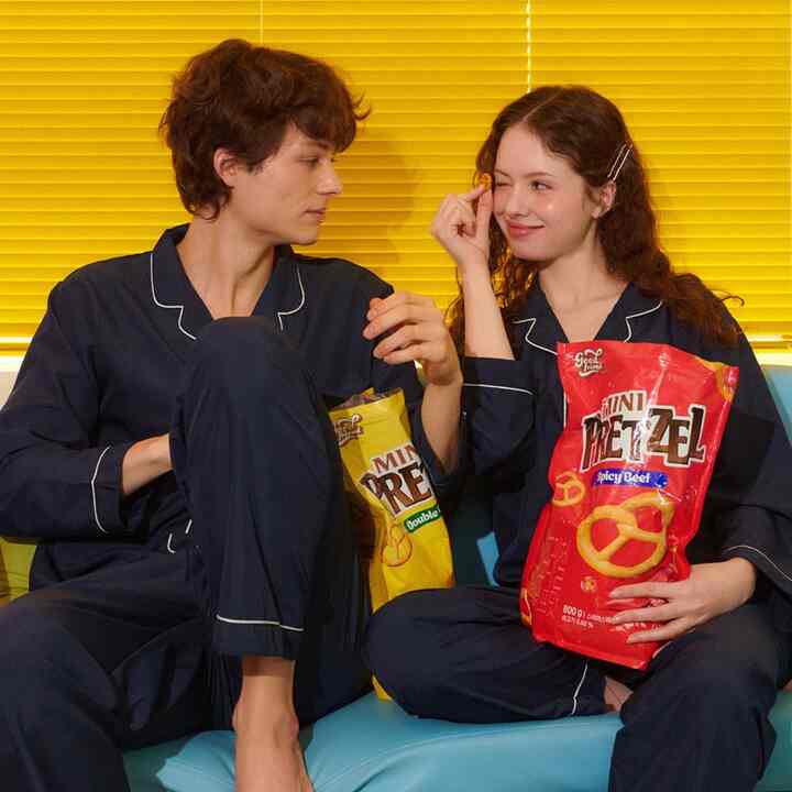 MILD SILK LINE カップルパジャマセット［3サイズ］