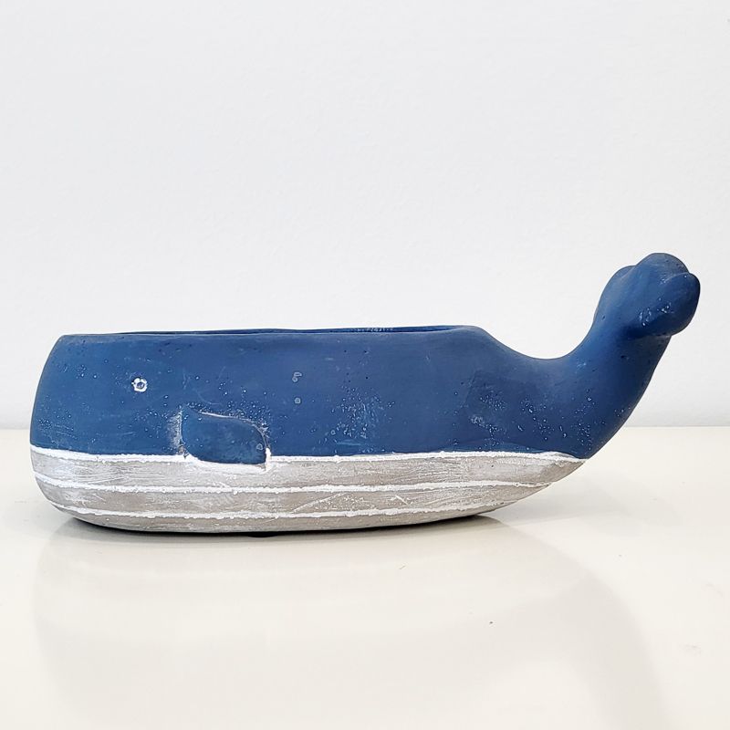 [신상품] 추카추카넷 Carnic japan 큰고래 도자기화분(블루)