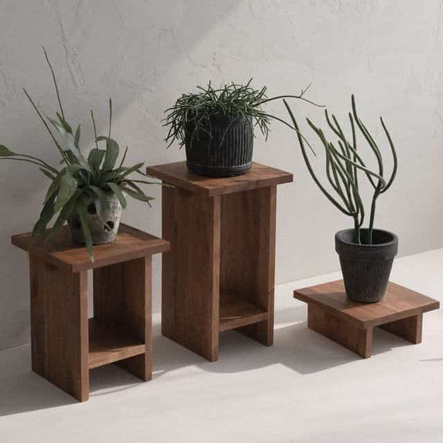 Wooden Flower Pot Stand