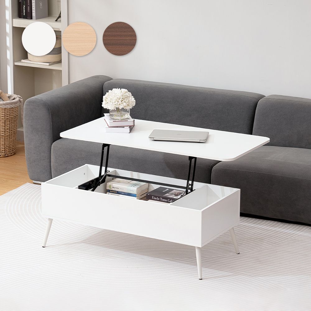 시월구일 예다 리프트업 소파 테이블 (800/1200) 