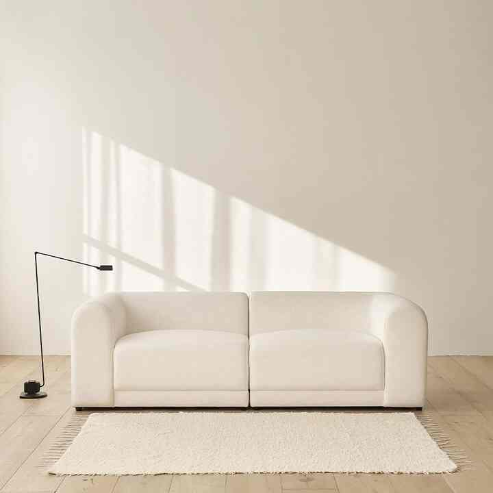 Kelly 3人掛け Galaxy Fabric モジュールソファ