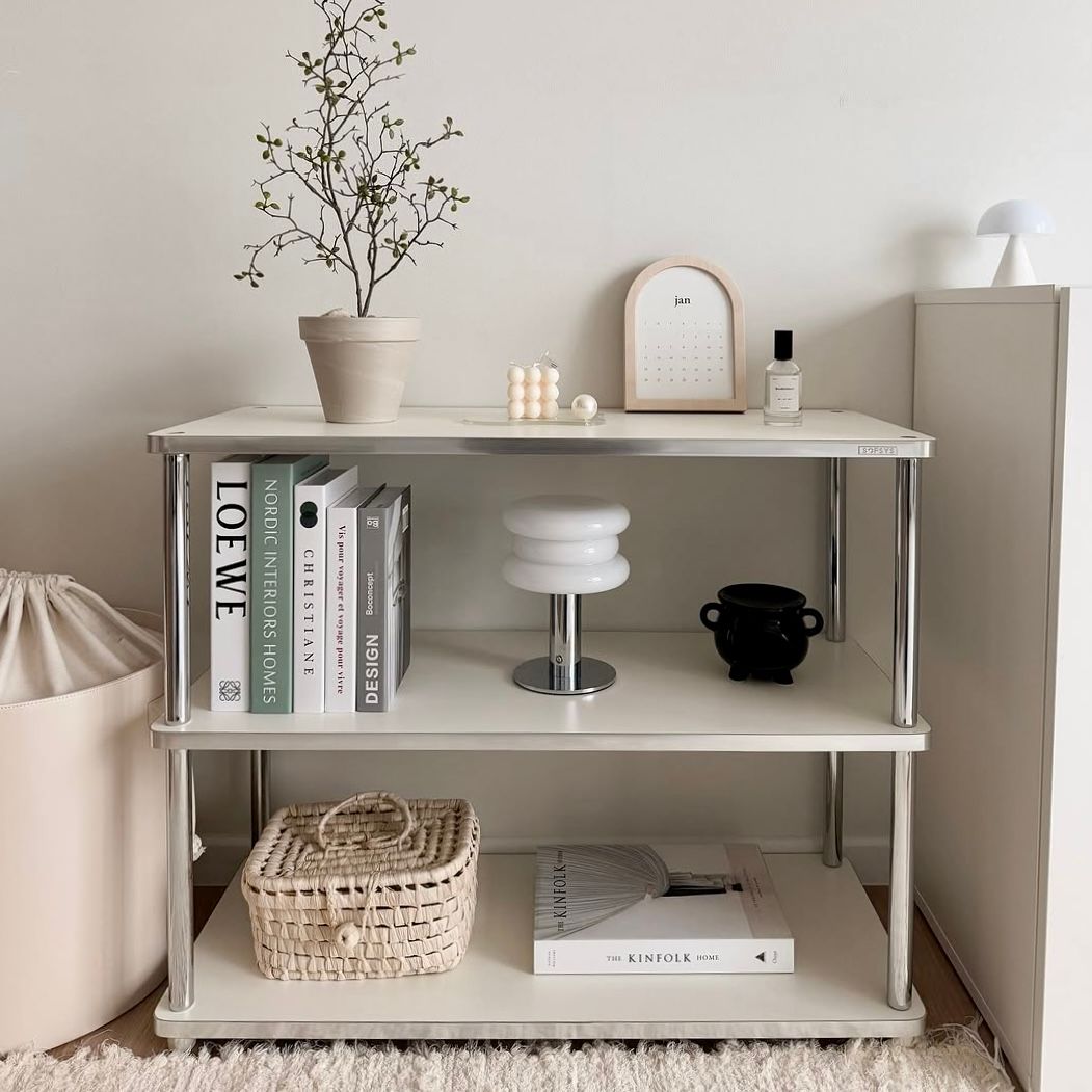 HOMEDANT House 組立簡単 ラミネート スチールラック キッチン 5段 幅