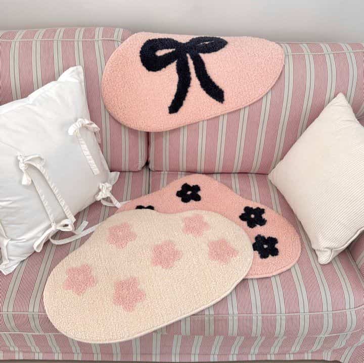 ミニ タフティング ラグ［3色・4種］