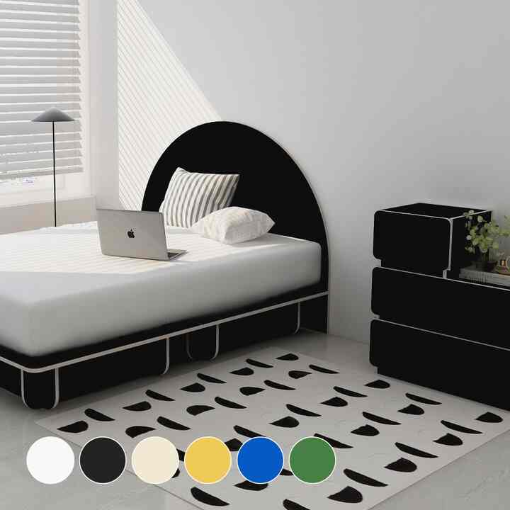 Rund Arc 半円 ローベッドフレーム［6色・2種・2サイズ］