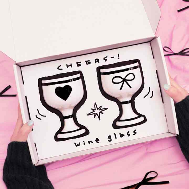 セラミック ワイングラス ［3種］