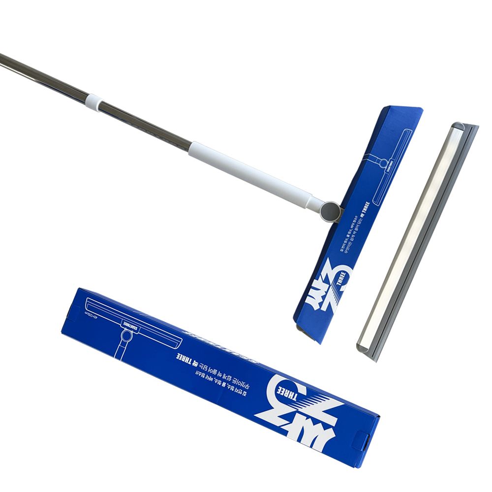 [신상품]프라데라 싹THREE 다용도 길이조절 스퀴지 실리콘 빗자루 + 헤드 세트