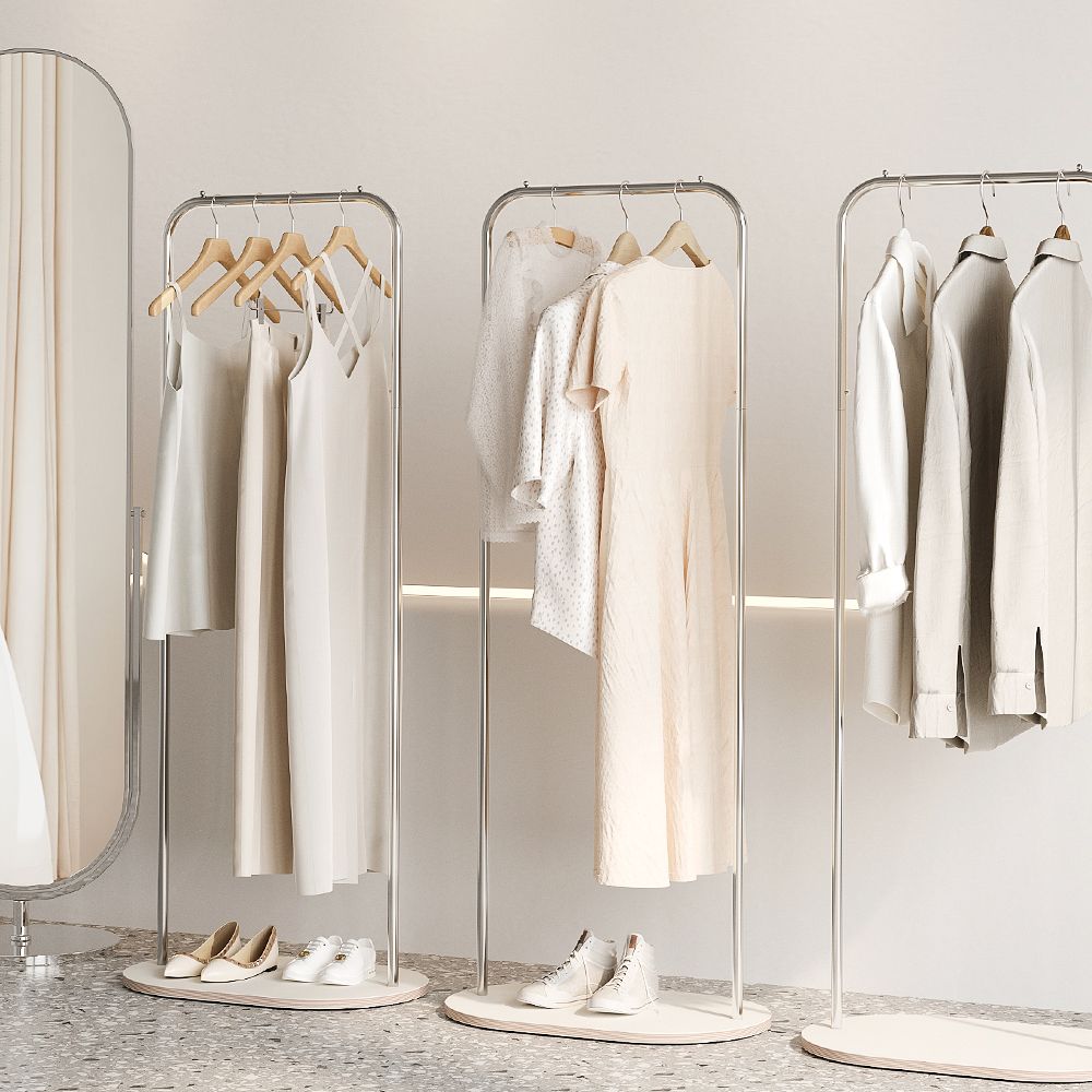 [오늘출발] [신상품] 소프시스 E0등급 포인트 우드 스탠드 행거 600 미드센츄리 행거 간이행거